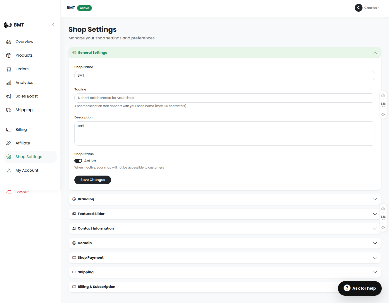 General Settings