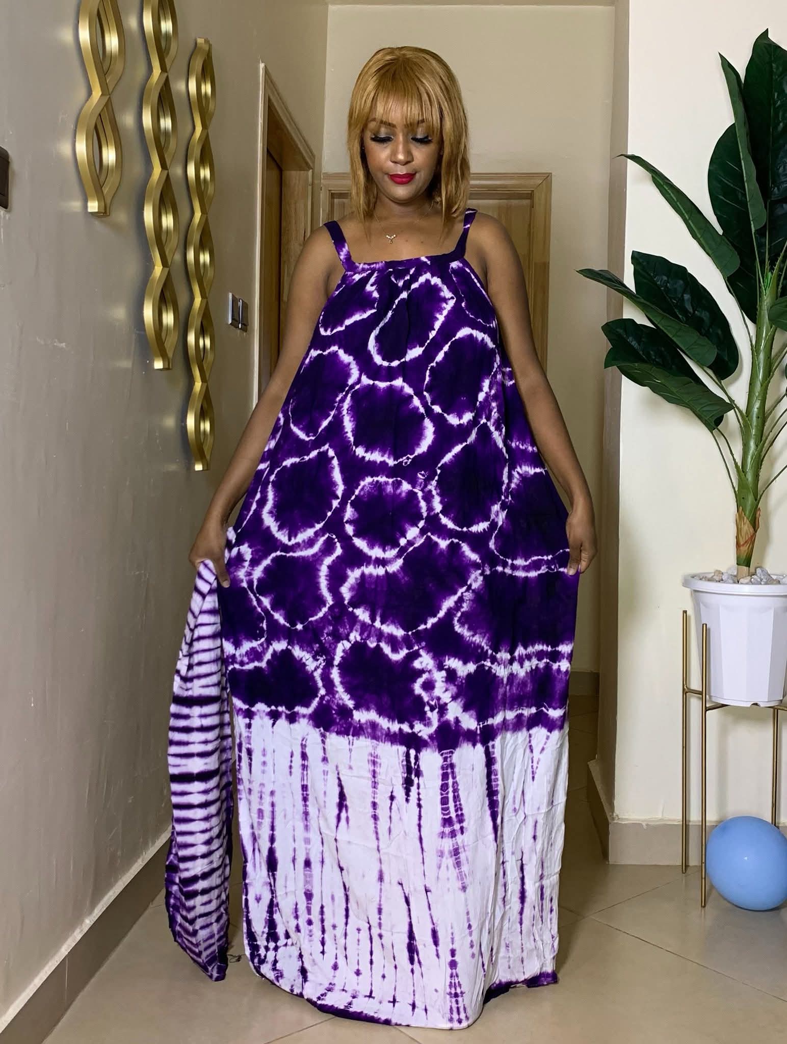 Tie and dye Deras with mtandio image 14