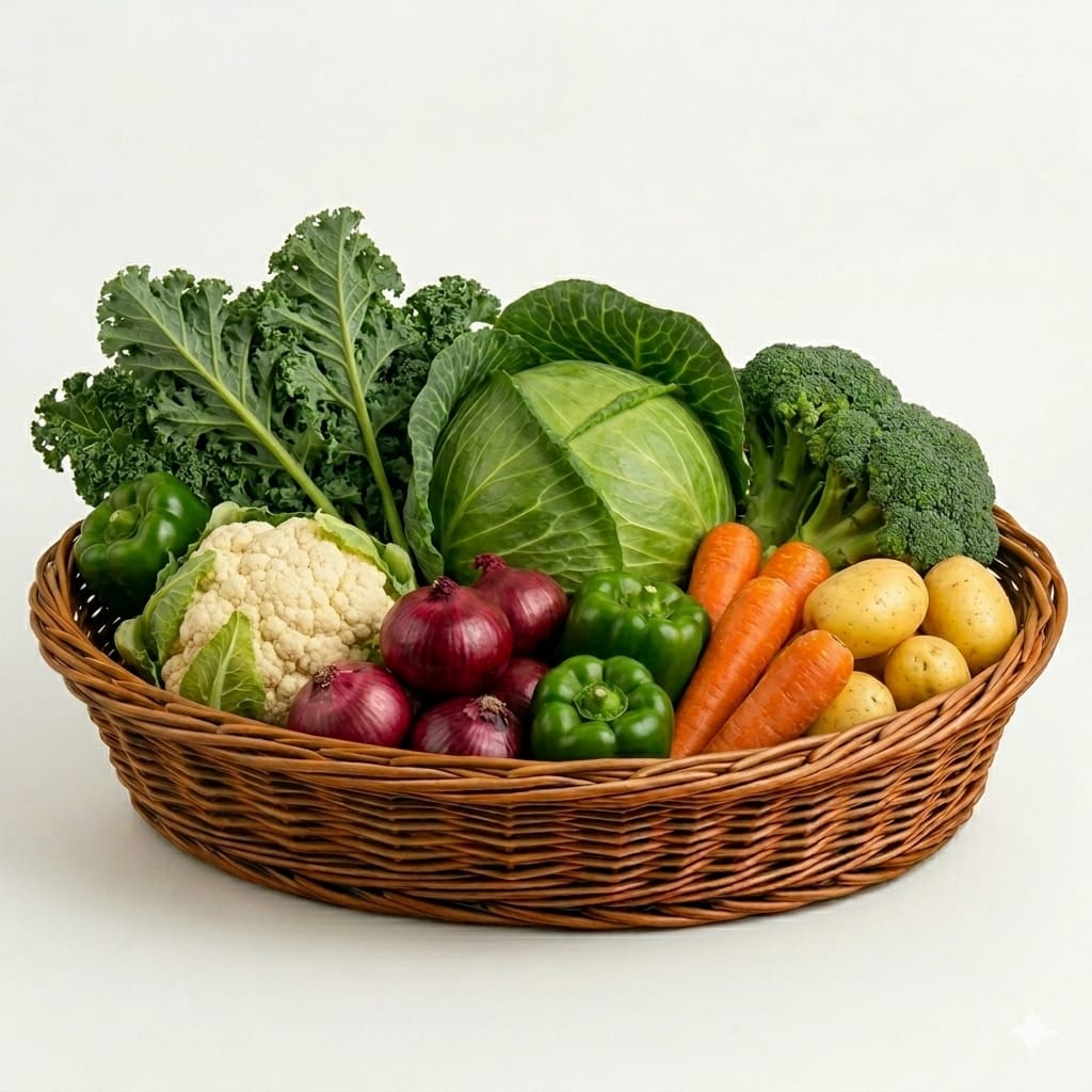 Weekly vegetable basket