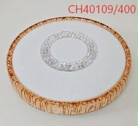 Gold & Crystal Round LED Ceiling Light