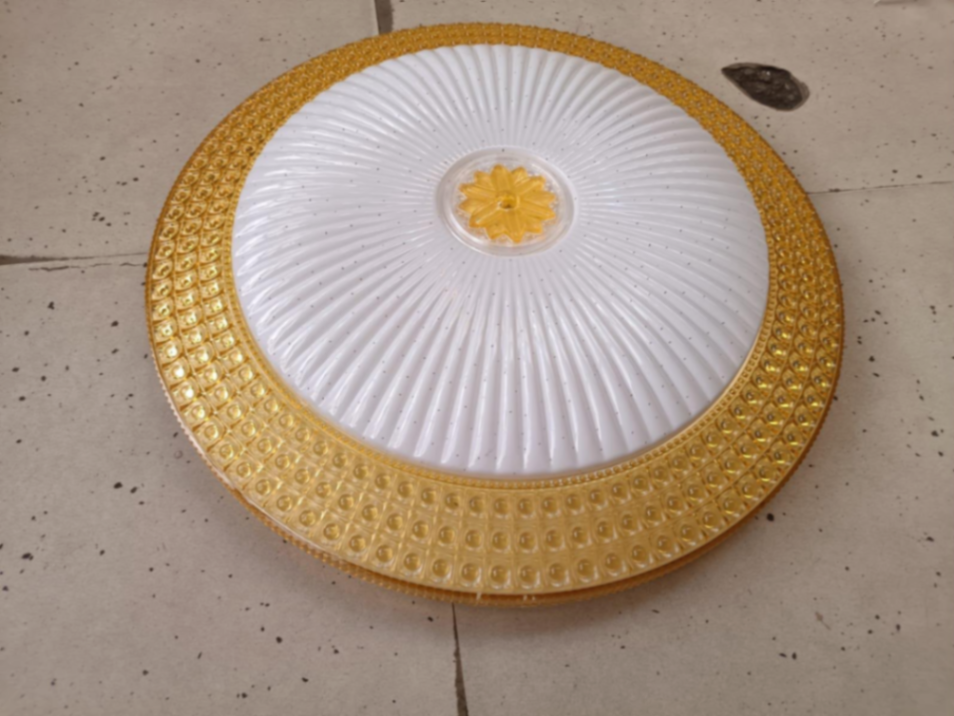 Gold & White Decorative LED Ceiling Light